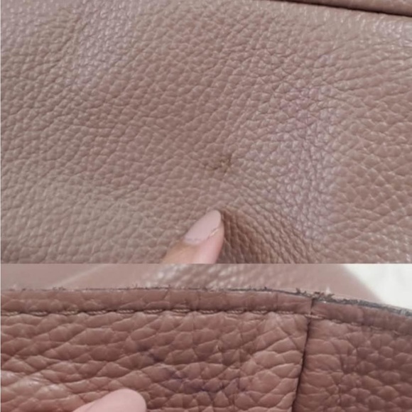 Italian leather made big tote shoulder bag - Picture 3 of 5